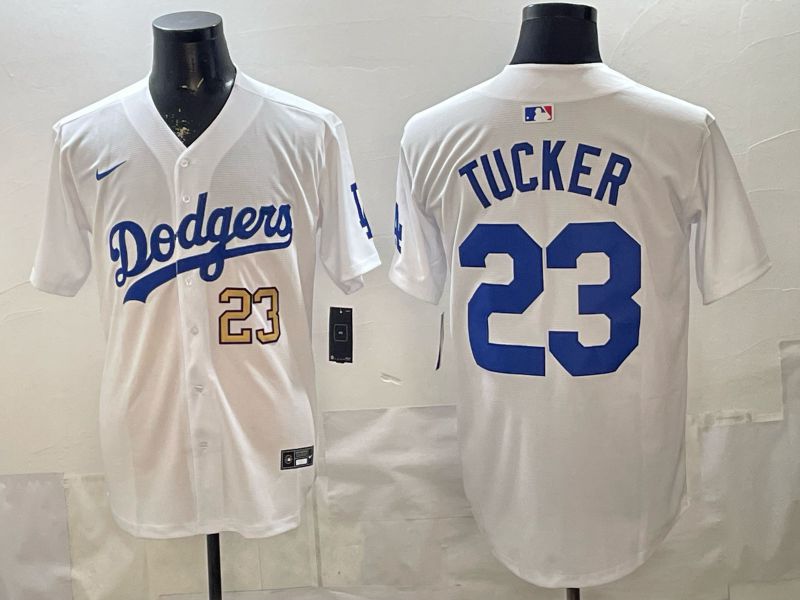 Men 2026 Los Angeles Dodgers #23 Tucker White Game Nike MLB Jersey style 005->los angeles dodgers->MLB Jersey